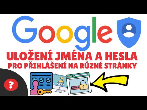 Video: Jak Napsat Přihlašovací Jméno A Heslo