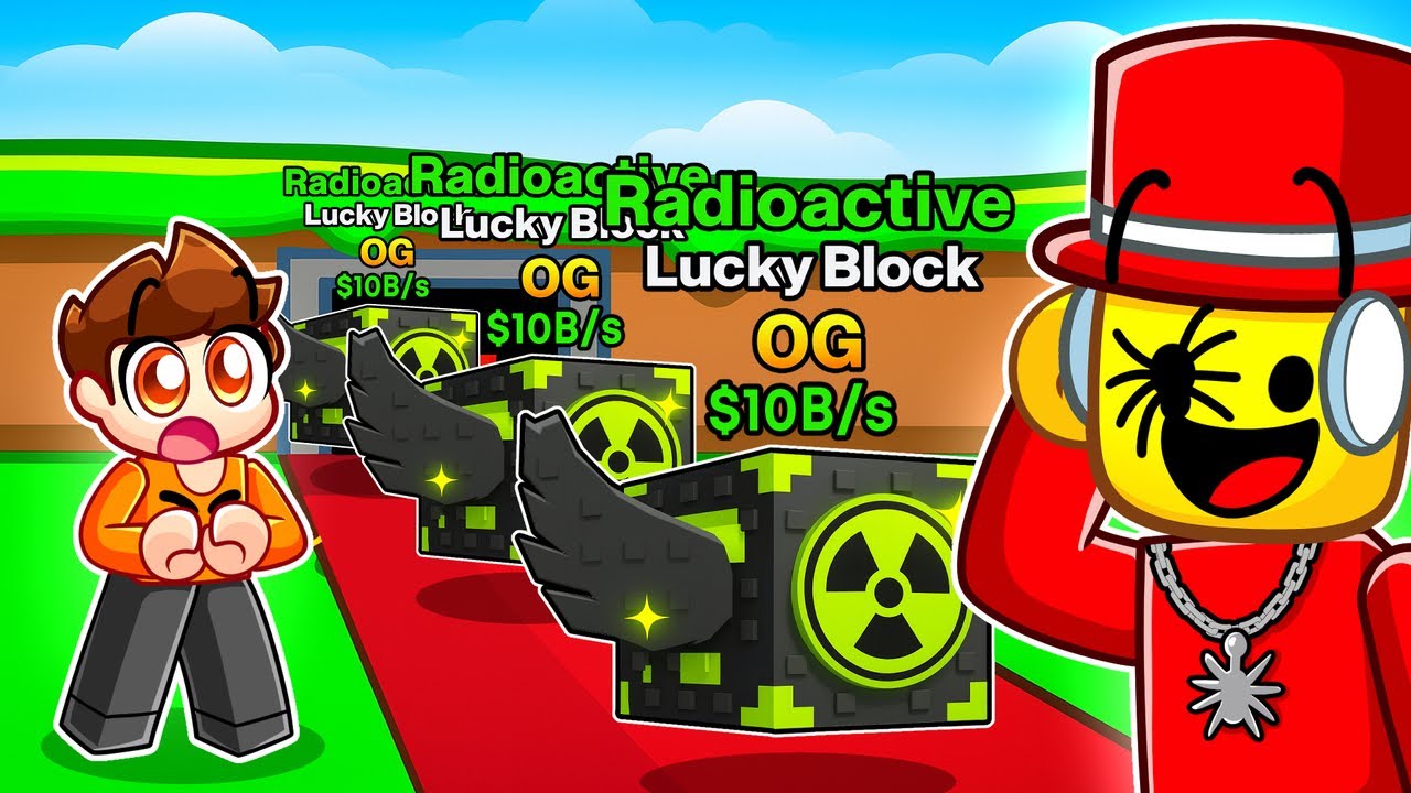 Otwieram 100 LUCKY BLOCK RADIOACTIVE w Steal a Brainrot w ROBLOX!