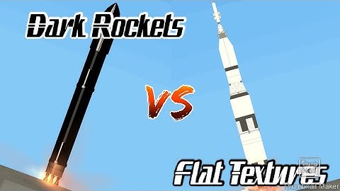 SFS: How to make Black Rockets and Flat Textures!
