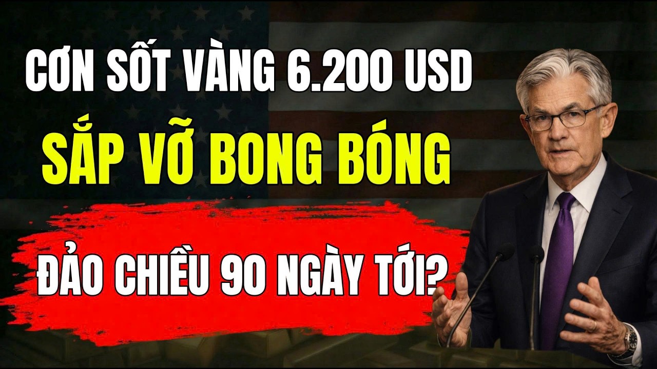 VÀNG CÓ THỂ TĂNG 6.000 USD RỒI SỤP ĐỔ? CƠN SỐT VÀNG SẮP VỠ BONG BÓNG?