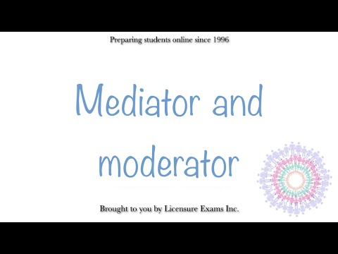 moderator vs mediator