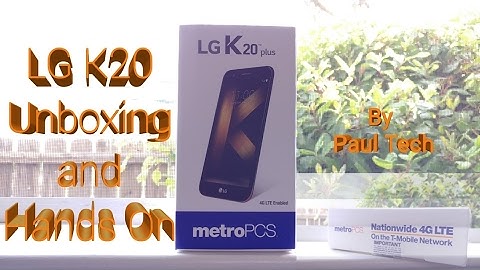 LG K20 Plus Unboxing and Hands-On