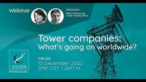 Tower companies: What