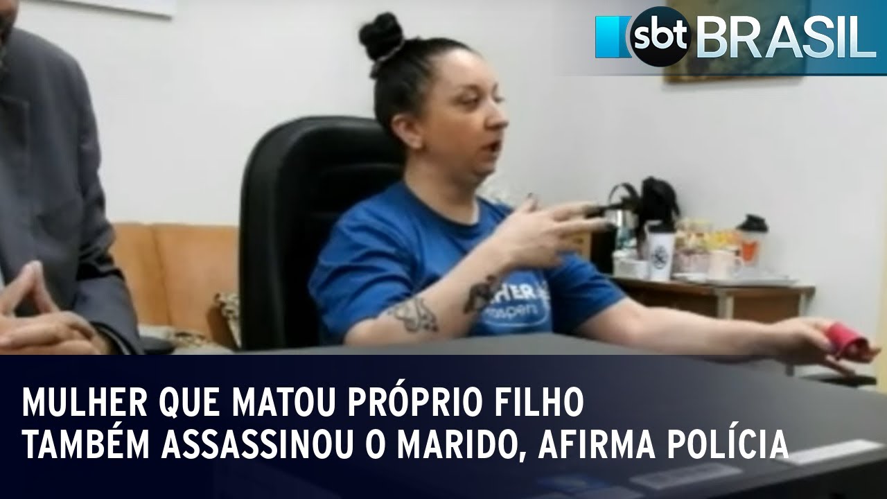 Mulher que matou próprio filho também assassinou o marido, afirma polícia | SBT Brasil (13/04/23)