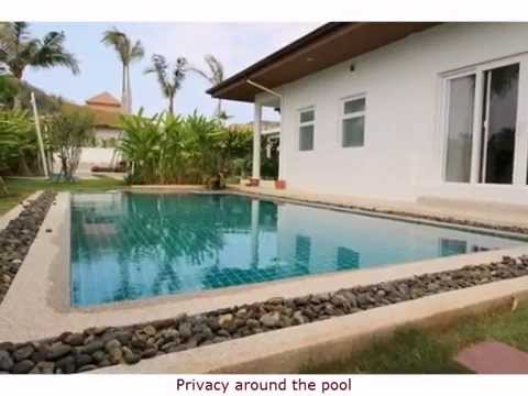 Pool Villa for sale or rent Hua Hin - YouTube