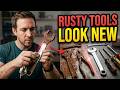 They Hid This Cheap Workshop Trick For Decades… It Makes Rusty Tools Look Like They Were Just Bought