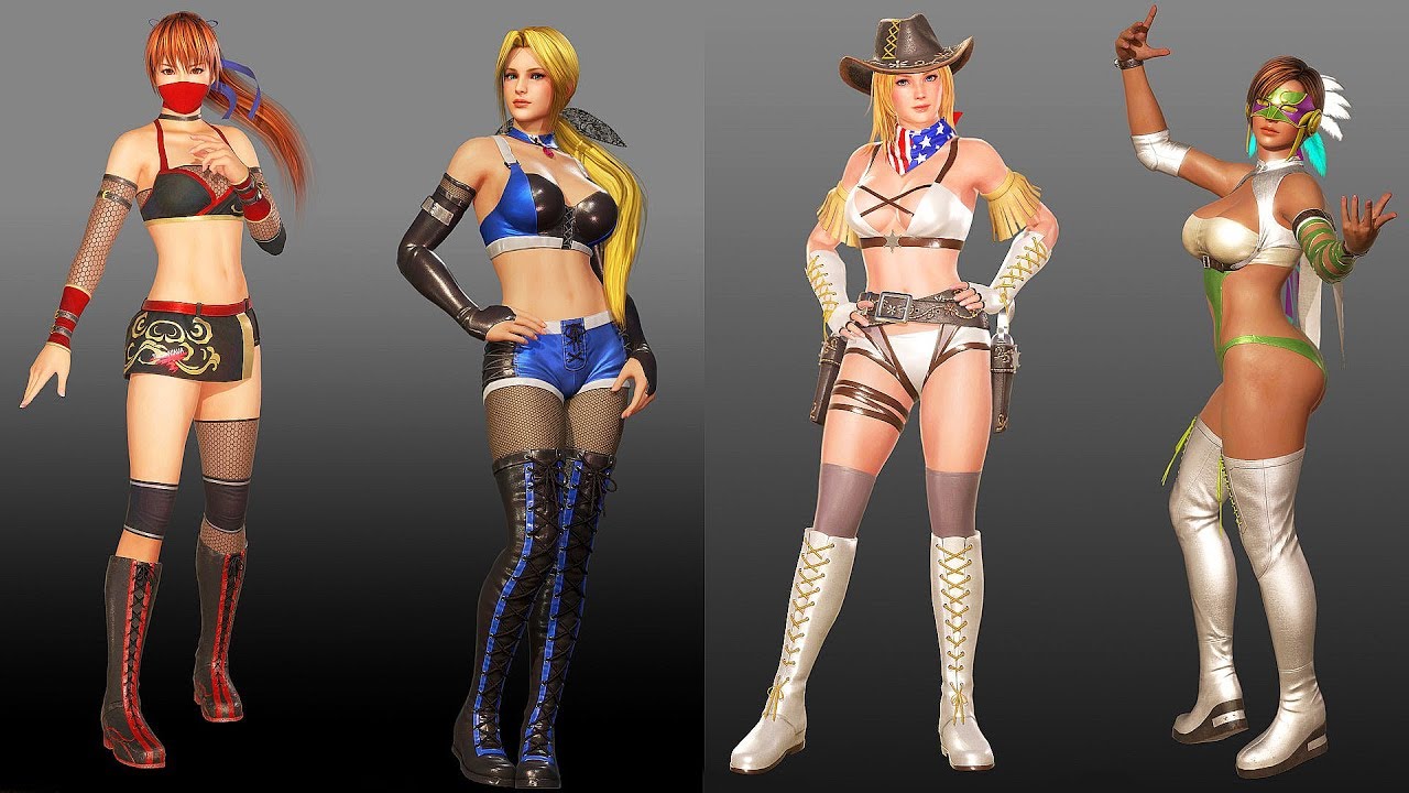 Dead Or Alive 6 All Deluxe Costumes All Female Male Characters 