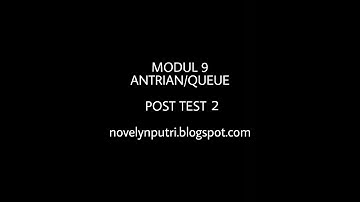 Praktikum Struktur Data Modul 9