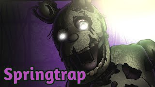 Springtrap from FNaF 3 | Art Timelapse