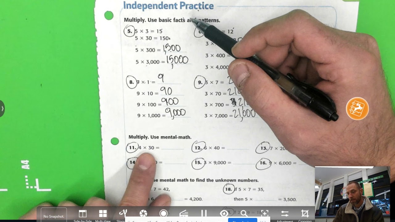 Chapter 4 Lesson 1 : Multiples of 10, 100, 1000 - YouTube