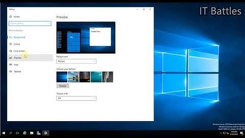 Desktop icons in Server 2016