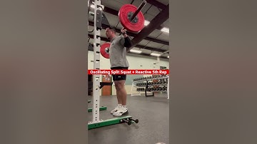 Oscillating Split Squat (Reactive)