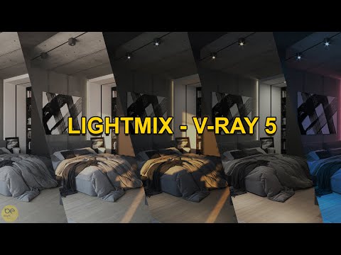 [VRAY 3DS MAX] Thiết lập ánh sáng với Lightmix của V-Ray 5