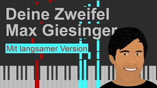 Max Giesinger - Deine Zweifel | Piano Tutorial / Klavier Tutorial (Stufe 07/20)