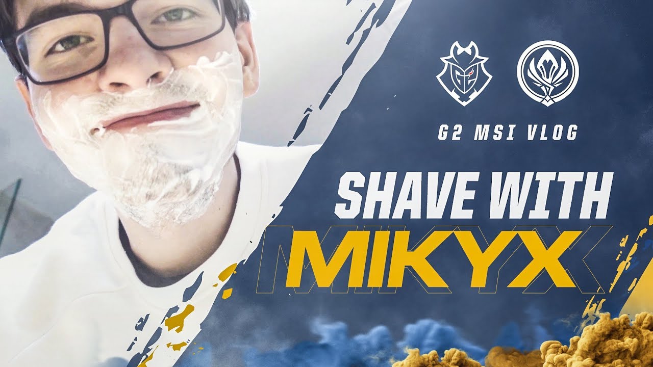 gaming logo Shave with Mikyx | G2 Pre-MSI Vlog