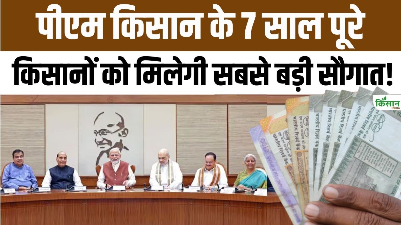 7 Years Of PM Kisan:  सरकार देगी किसानों को सबसे बड़ी सौगात! पीएम किसान के 7 साल पूरे