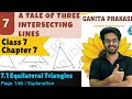 7.1 Equilateral Triangles | Page 146 | Class 7 Maths Chapter 7 | A Tale of Three Intersecting Lines