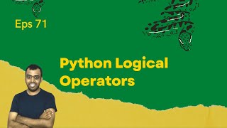 Python Logical Operators #71 #LingarajTechhub