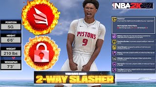 BEST LOCKDOWN BUILD IN NBA 2K24 SEASON 2. AUSAR/AMEN THOMPSON BUILD. MOST OP BUILD IN NBA 2K24!!!