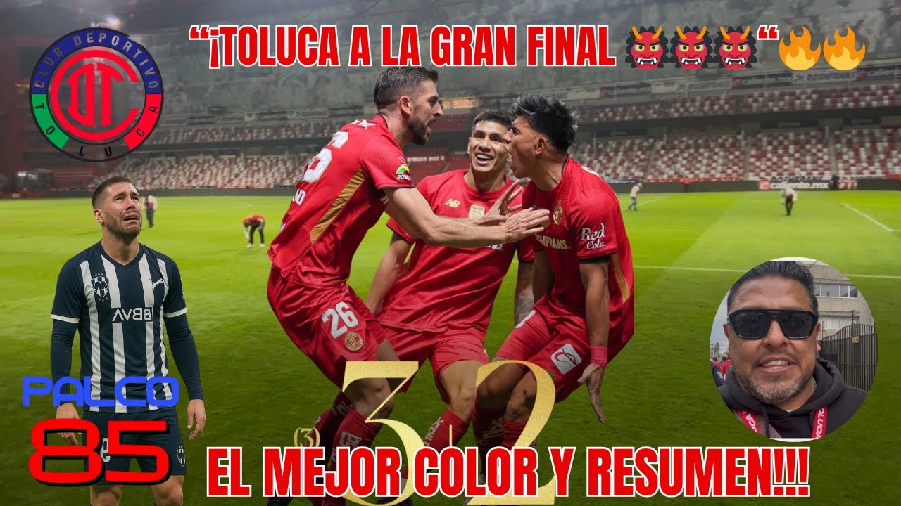  “¡TOLUCA A LA FINAL! Sufrido, dramático… ¡PERO LO LOGRÓ!” Ramos se fueCALLADITOOO!!! VAN POR EL BI.