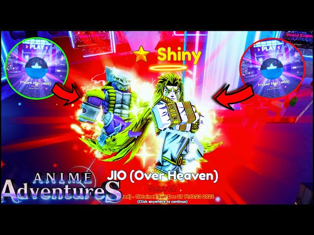 DIO JIO (Over Heaven) PERFECT STAT SSS The World Over Heaven Anime  Adventures AA