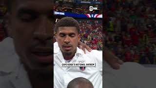 Cape Verde's national anthem is heard for the first time ever at a FIFA World Cup 🇨🇻