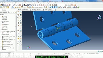 ABAQUS -hinge connector (Steo-By-Step)