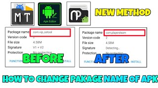 HOW TO CHANGE PAKAGE NAME OF APK | किसी भी App का Package Name कैसे Change Kare | Np Manager