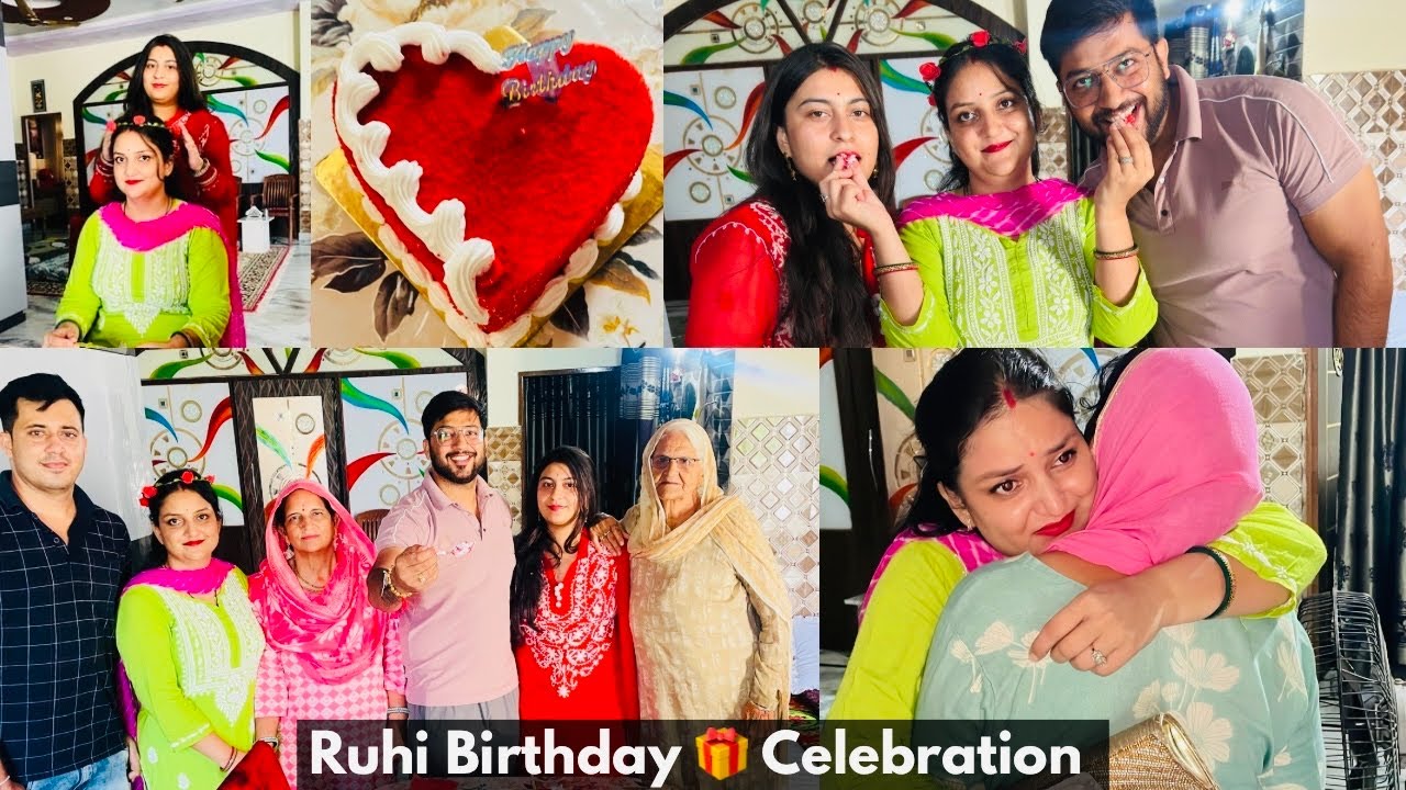 Ruhi Birthday Celebration 🥳 || दिल्ली वाले आ गये || मम्मी हुई Emotional 🥲#akthebrrand