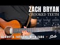 Crooked Teeth Zach Bryan Guitar Lesson With Tabs And Solo mp3