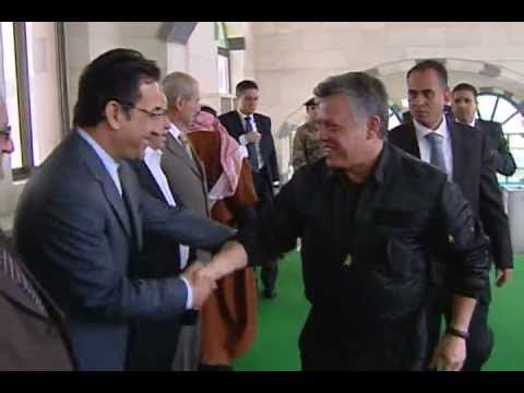 الملك يفتتح مسجد غزة هاشم بمنطقة عين الباشا