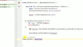 AsyncTask in Android With Example (Fetch Image using url by pressing on button) muosigmaclasses