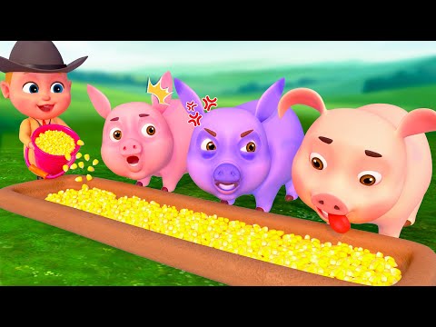 Farmer In The Dell - Animals Songs | Super Sumo Nursery Rhymes & Kids Songs