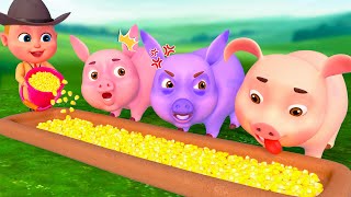 Farmer In The Dell - Animals Songs | Super Sumo Nursery Rhymes & Kids Songs