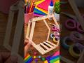 Icecream stick DIY 🎨 Home Decor Idea #kalakarnetra #shortvideo #shortviral #craft #diy #art #craft