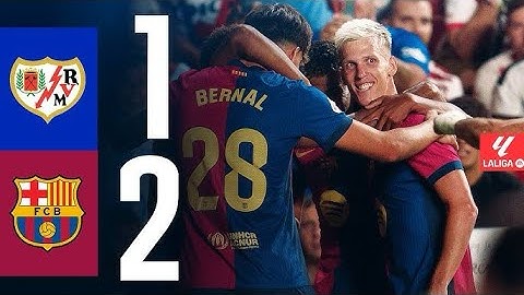 Rayo Vallecano 1-2 Barcelona: Goals, highlights and report - LaLiga EA Sports 24/25