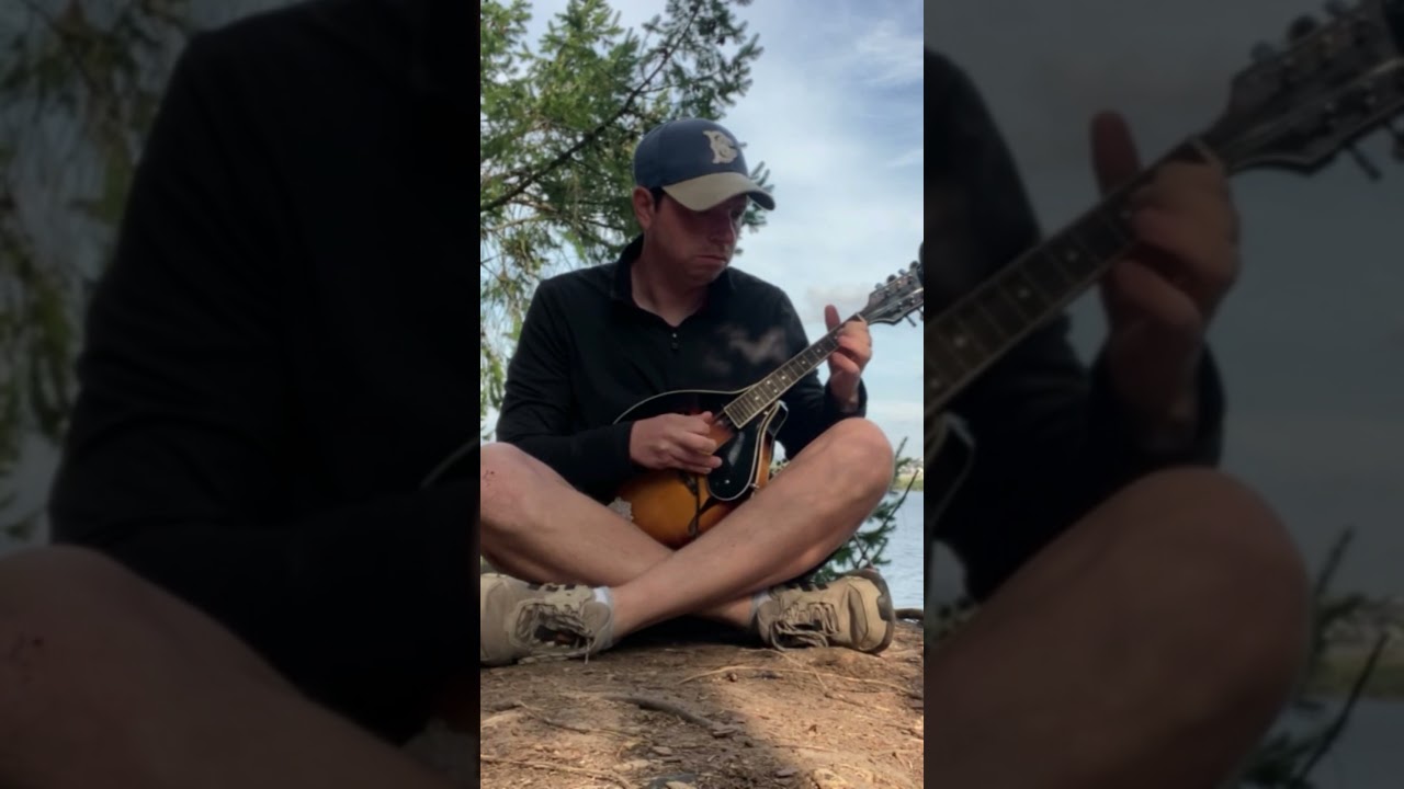 mandolin at a park in Ireland