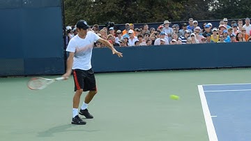 Roger Federer Forehand, Backhand, and Serve - 2013 Cincinnati Open