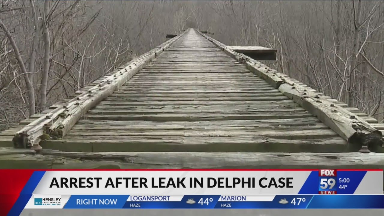 Westfield man arrested in Delphi murders evidence leak - YouTube