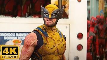 Peter Saves Deadpool & Wolverine From Deadpool Corps - Full Scene 4K - Deadpool & Wolverine (2024)