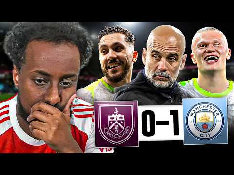 This Is BAD... Man City Is Top Of The Premier League & I Am SCARED... | Burnley 0-1 Man City