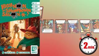 High Noon at Showdown Saloon Quick Overview
Crowdfunding campaign - https://gamefound.com/en/projects/level-99-games/megagame-library
Here is a quick overview of High Noon at Showdown which is a High Noon at Showdown Saloon is a tactical tile playing game where you’re trying to form connections, post bounties, and win the showdown at noon!
BGG Link: https://boardgamegeek.com/boardgame/462706/high-noon-at-showdown-saloon
The Game Boy Geek Helps You “Find & Enjoy the Next Board Game You’ll Love” with new content at least every other day.
Meet up on these Web & social media platforms:
Website - http://www.GameBoyGeek.com
Facebook - http://www.Facebook.com/TheGameBoyGeek
Twitter - http://www.Twitter.com/TheGameBoyGeek
Instagram - http://www.Instagram.com/TheGameBoyGeek High Noon at Showdown Saloon Quick Overview