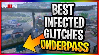 BEST INFECTED GLITCHES UNDERPASS | MODERN WARFARE 3 ! | (Infected spots,Out of map,Glitch spots)