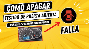 Como Apagar Testigo de la puerta abierta o DOOR AJAR  Sin Escaner 2023