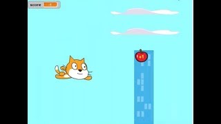 Scratch tutorial.How to make flying cat game in scratch. screenshot 3