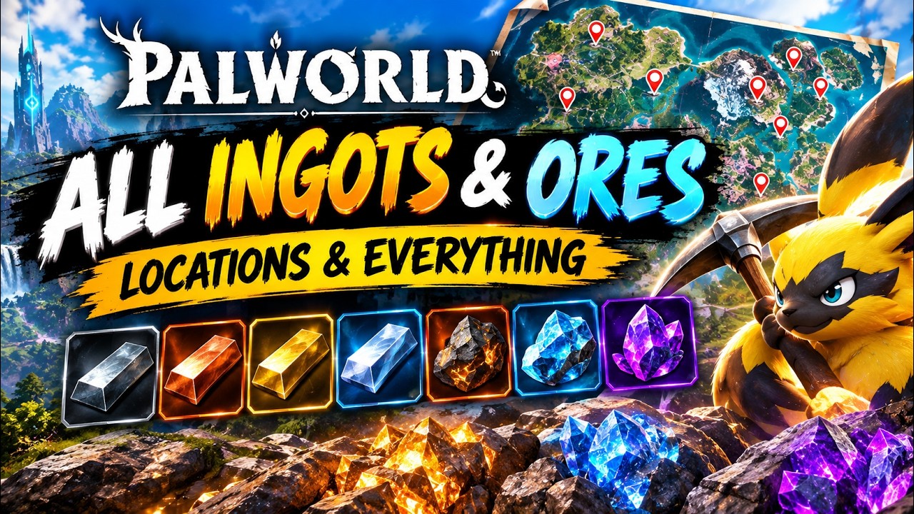 Palworld: Lv 60 Oil Rig in v0.7.1 | All Chests - 4 Min Method