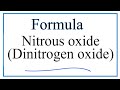 Understanding Nitrous Oxide and Related Concepts