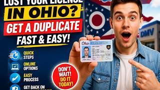 How to get a duplicate driver license in Ohio