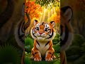 "Cute 3D Cartoon Indian Tiger 🐯 | جنگل کا بادشاہ | Pixar-Style 8K Animation" #tigerportrait
