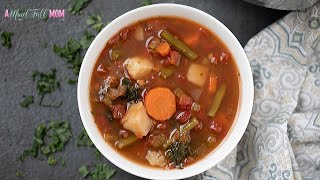 Instant Pot Vegetable Soup: The MOST Flavorful Vegetable Soup ready in just 30 minutes!